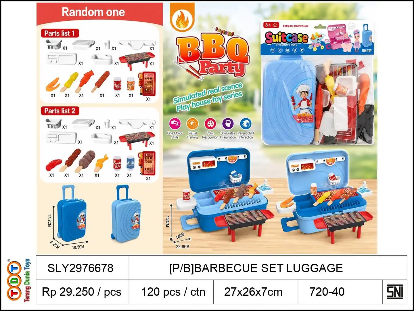 [P/B]BARBECUE SET LUGGAGE