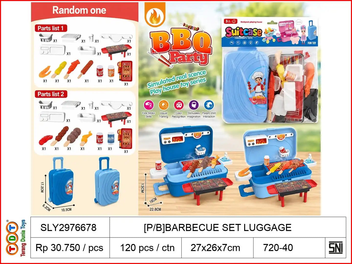 [P/B]BARBECUE SET LUGGAGE