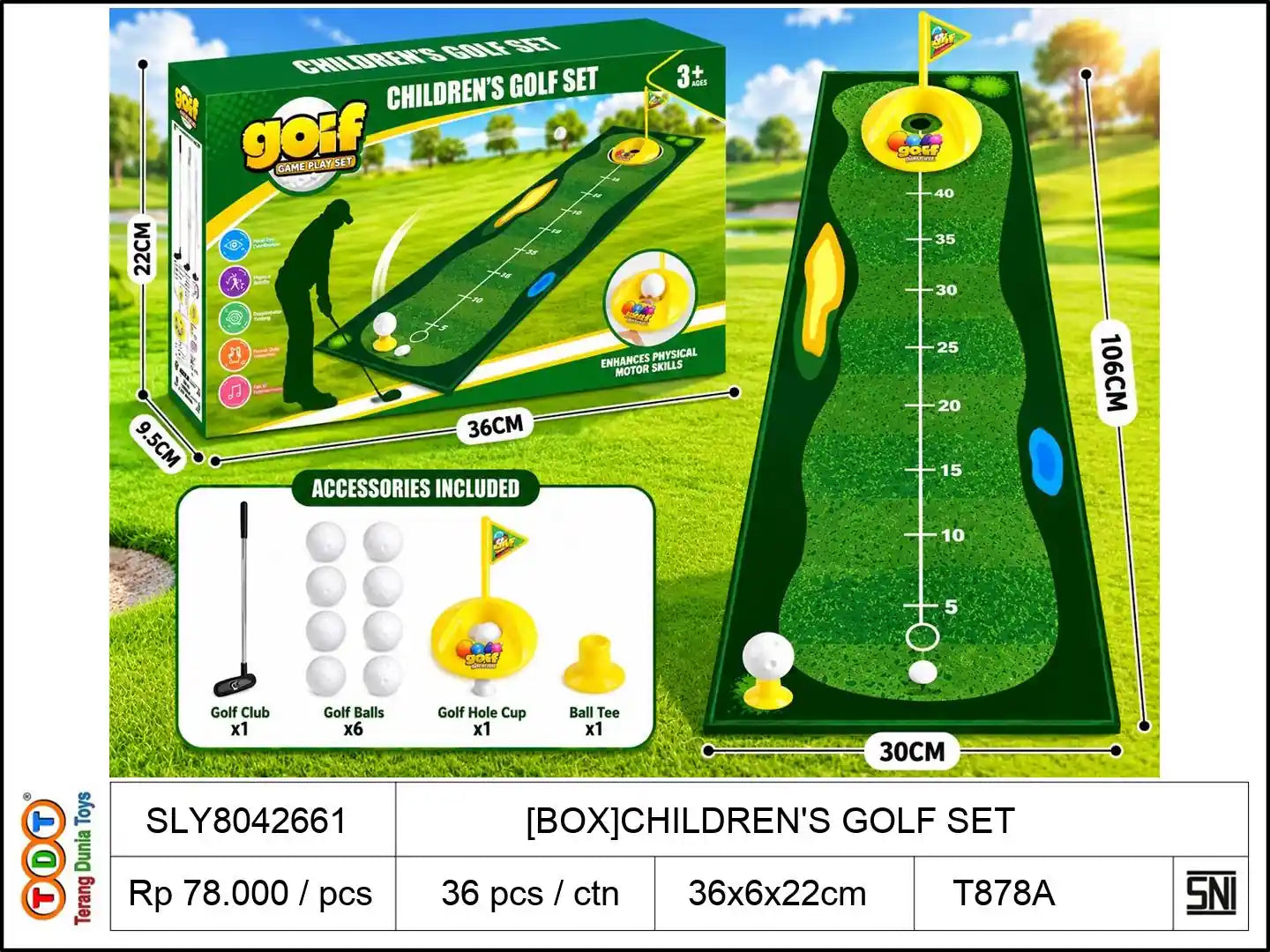 [BOX]CHILDREN'S GOLF SET