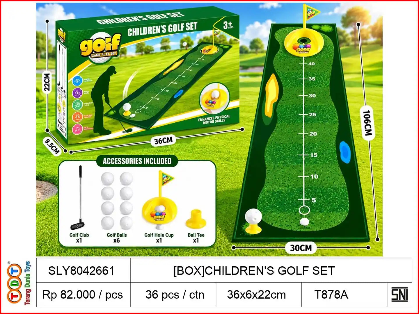 [BOX]CHILDREN'S GOLF SET