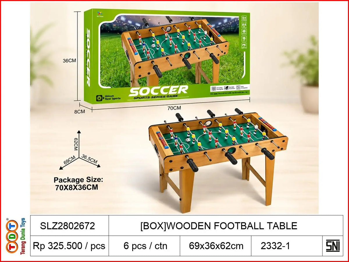 [BOX]WOODEN FOOTBALL TABLE