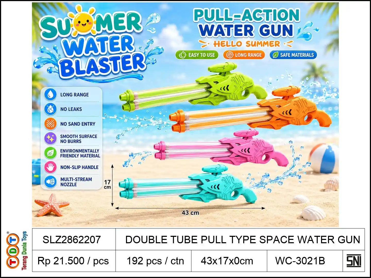 DOUBLE TUBE PULL TYPE SPACE WATER GUN

TAGS: PISTOL AIR WATER