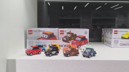 [DISPLAY BOX]8 BOXES CAR BUILDING BLOCKS