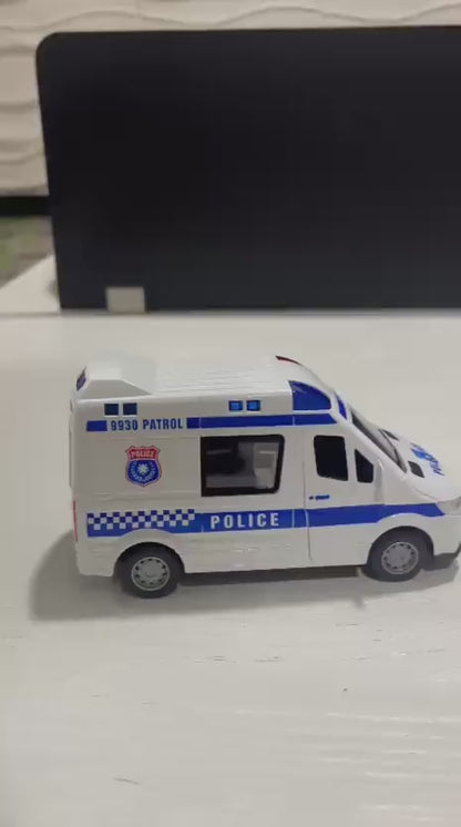 [BOX/W]LIGHT MUSIC INERTIA DOOR OPENED SPRAY AMBULANCE WITH WATER BOTTLE